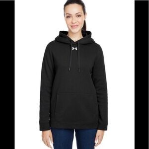 Under Armour Women’s Hustle Fleece Hoodie Black Medium